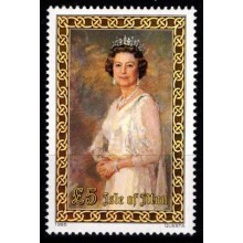 Isle of Man. Brugsudgave med Dronning Elisabeth. Postfrisk.